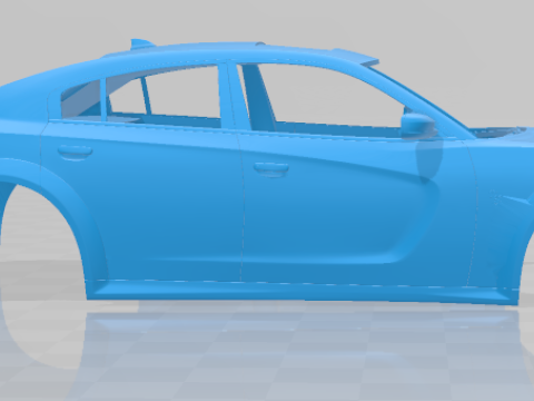 Dodge Charger SRT Hellcat Widebody 2020 - Body Car STL 3D 프린트 모델