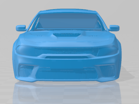 Dodge Charger SRT Hellcat Widebody 2020 - Body Car STL 3D 프린트 모델