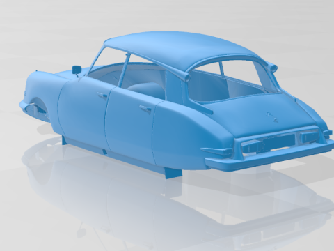 1955 Citroen DS 19 Vintage Elegance - Full Body Model 3Dプリントモデル