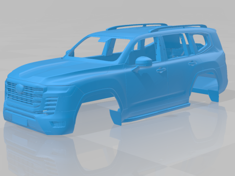 Toyota Land Cruiser 300 2022 – Karosserie-Automodell 3D Druckmodell