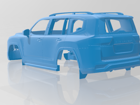 Toyota Land Cruiser 300 2022 – Karosserie-Automodell 3D Druckmodell