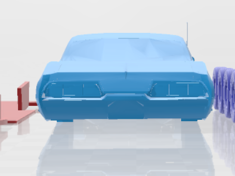 1965 Chevrolet Impala SS - Separate Parts Model 3D 打印模型