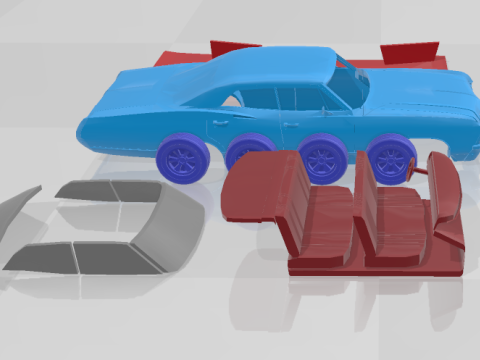1965 Chevrolet Impala SS - Separate Parts Model 3D 打印模型