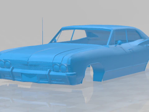 Chevrolet Impala SS 1965 - Model Bodi Penuh Model Cetak 3D