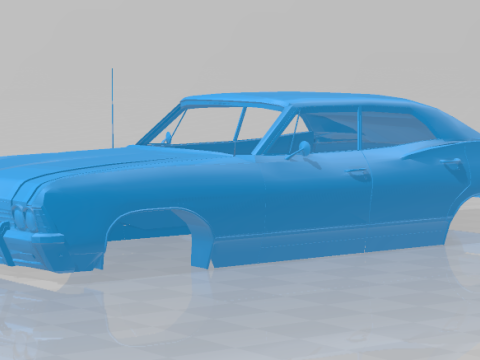 1965 Chevrolet Impala SS - Full Body Model 3D Print Model