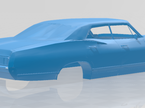 1965 Chevrolet Impala SS - Full Body Model 3D Print Model