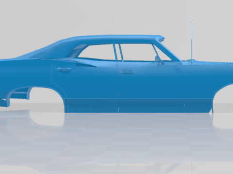 1965 Chevrolet Impala SS - Full Body Model 3D Print Model
