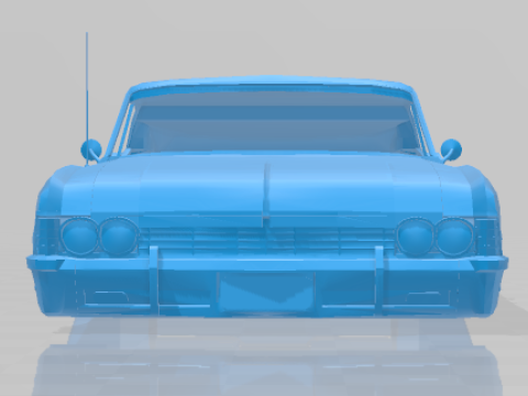 1965 Chevrolet Impala SS - Full Body Model 3D Print Model