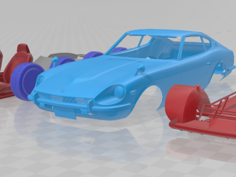 Datsun 240Z - Separate Parts Model 3D Принт Модель