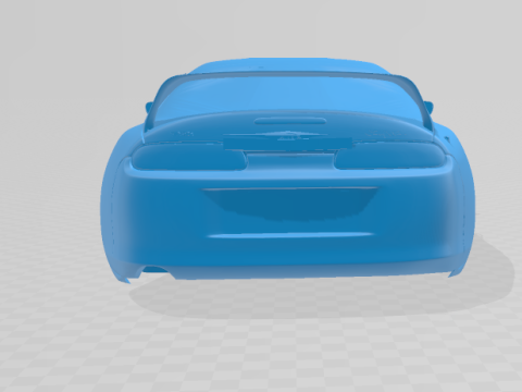 1997 Toyota Supra MK4 - Solid Body Car Model 3D Baskı Modeli
