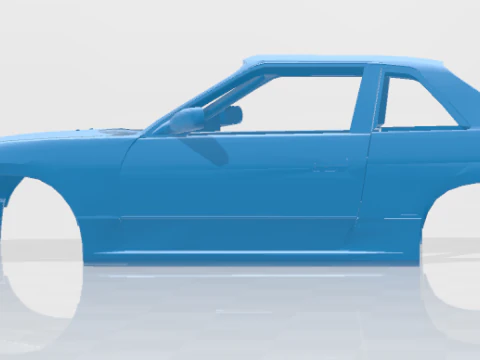 1988 - 1993 Nissan Silvia S13 - Carrosserie STL-model 3D printmodel