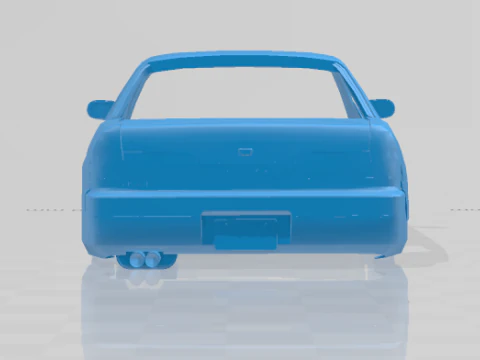 1988 - 1993 Nissan Silvia S13 - Carrosserie STL-model 3D printmodel
