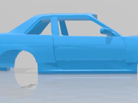 1988 - 1993 Nissan Silvia S13 - Carrosserie STL-model 3D printmodel