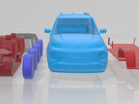 Hyundai Inster 2025 - Separate Parts STL Model 3D 打印模型