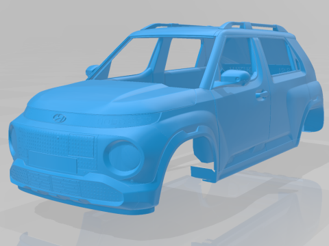 Hyundai Inster 2025 Body Car 3D Принт Модель