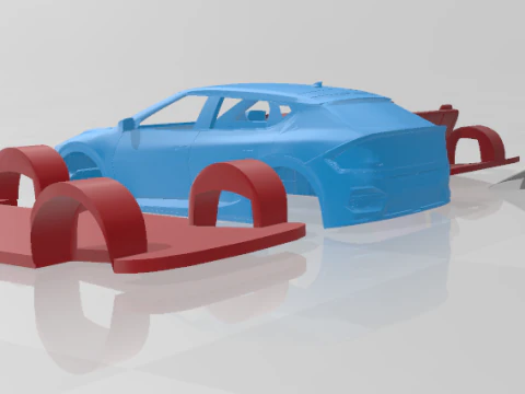 Kia EV6 GT-Line 2025 - Separate Parts STL Model 3D Print Model