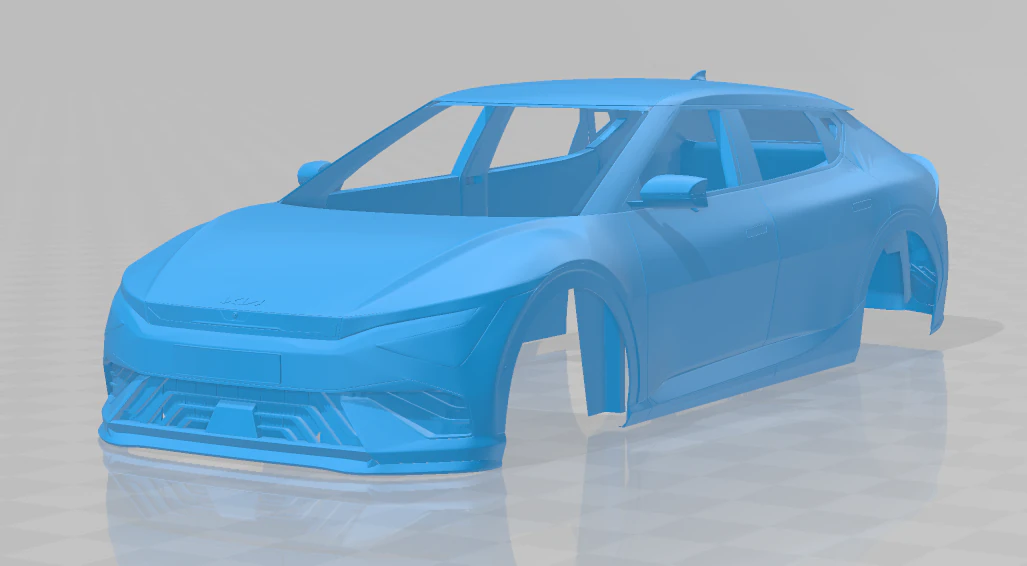 Kia EV6 GT-Line 2025 - Body Car STL Model 3D Print Model .c4d .max .obj .3ds .fbx .stl .blend 