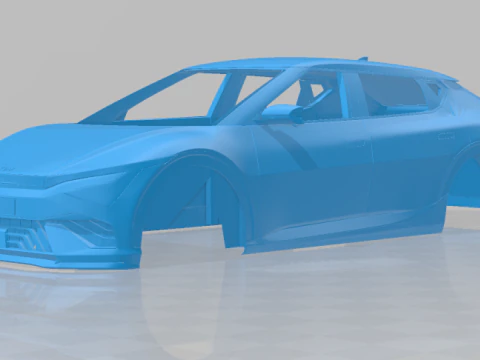 Kia EV6 GT-Line 2025 - Body Car STL Model 3D Print Model