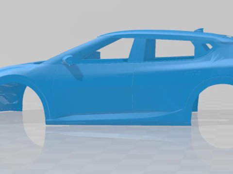 Kia EV6 GT-Line 2025 - Body Car STL Model 3D Print Model