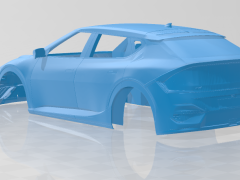 Kia EV6 GT-Line 2025 - Body Car STL Model 3D-Druckmodell