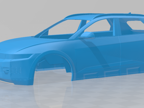Hyundai Ioniq 5 XRT 2025 - Body Car STL Model 3D Принт Модель