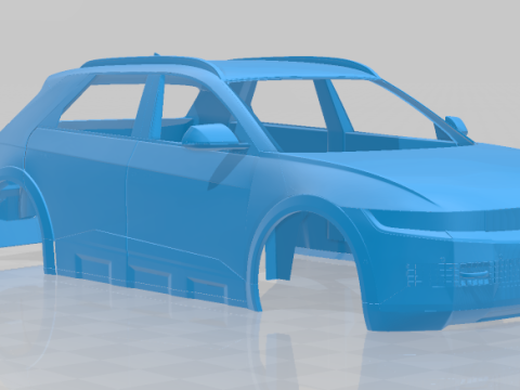 Hyundai Ioniq 5 XRT 2025 - Body Car STL Model 3D Принт Модель
