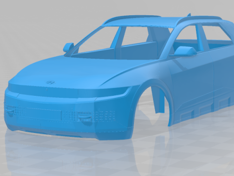 Hyundai Ioniq 5 XRT 2025 - Body Car STL Model 3D 프린트 모델