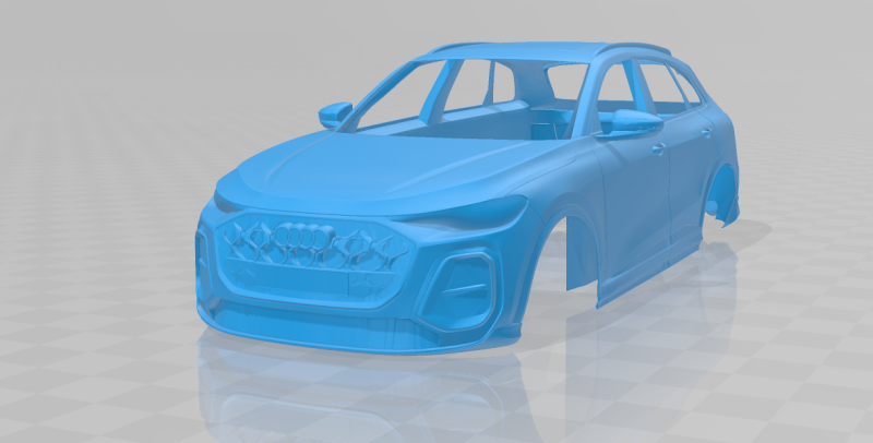 Audi SQ5 2025 - Body Car STL Model 3D 프린트 모델 .c4d .max .obj .3ds .fbx .stl .blend