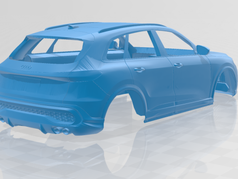 Audi SQ5 2025 - Body Car STL Model 3D 프린트 모델