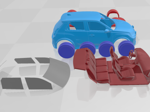 Alpine A290 GTS - Separate Parts STL Model 3D Print Model