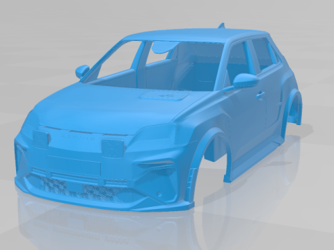 Alpine A290 GTS - Body Car STL Model Modelo de Impressão 3D