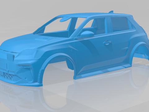 Alpine A290 GTS - Body Car STL Model 3D 打印模型