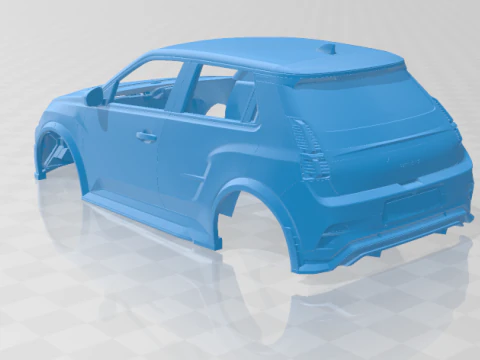 Alpine A290 GTS - Body Car STL Model 3D Print Model