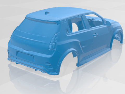Alpine A290 GTS - Body Car STL Model 3D 打印模型