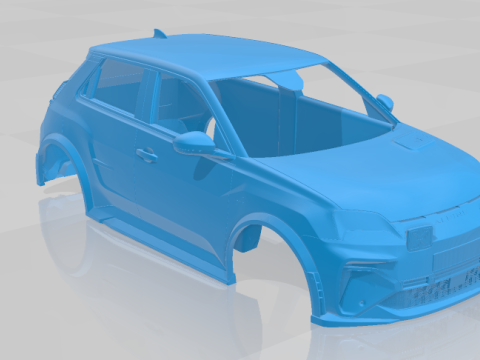 Alpine A290 GTS - Body Car STL Model 3D 打印模型