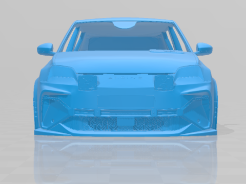 Alpine A290 GTS - Body Car STL Model 3D 打印模型