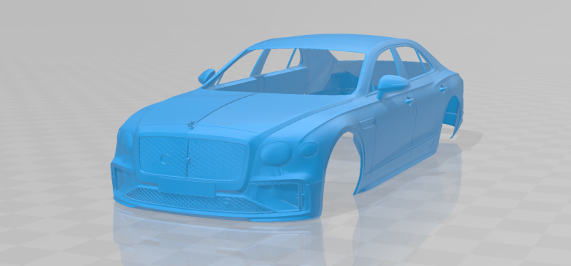 Bentley Flying Spur Speed 2025 - Full Body STL Model 3D-Druckmodell .c4d .max .obj .3ds .fbx .stl .blend