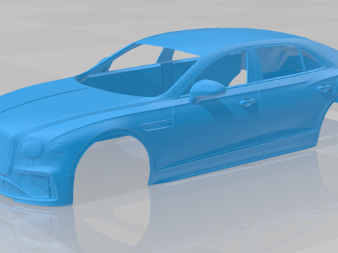 Bentley Flying Spur Speed 2025 - Full Body STL Model 3D-Druckmodell