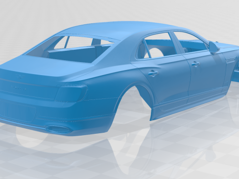 Bentley Flying Spur Speed 2025 - Full Body STL Model 3D-Druckmodell