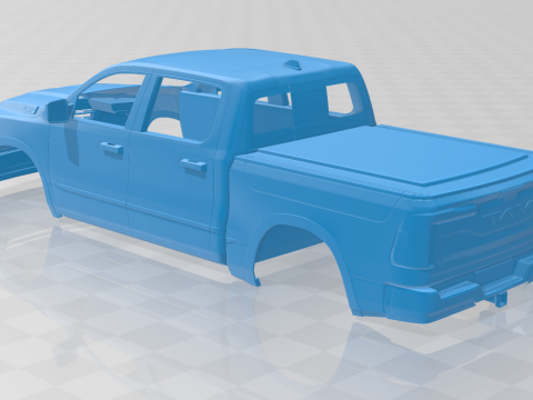 Ram 1500 Ramcharger - Body Car STL Model Modello di stampa 3D