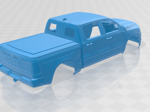 Ram 1500 Ramcharger - Body Car STL Model Modello di stampa 3D