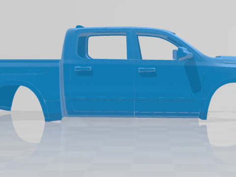 Ram 1500 Ramcharger - Body Car STL Model 3D Print Model