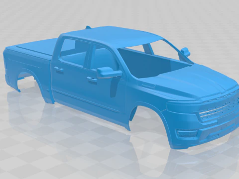 Ram 1500 Ramcharger - Body Car STL Model 3D Print Model