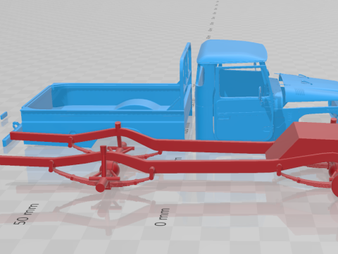 Toyota Land Cruiser Pickup 1979 - Body Car STL Model 3D Принт Модель
