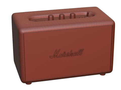 Speaker Marshall Acton 3 Low-poly 3D Model
