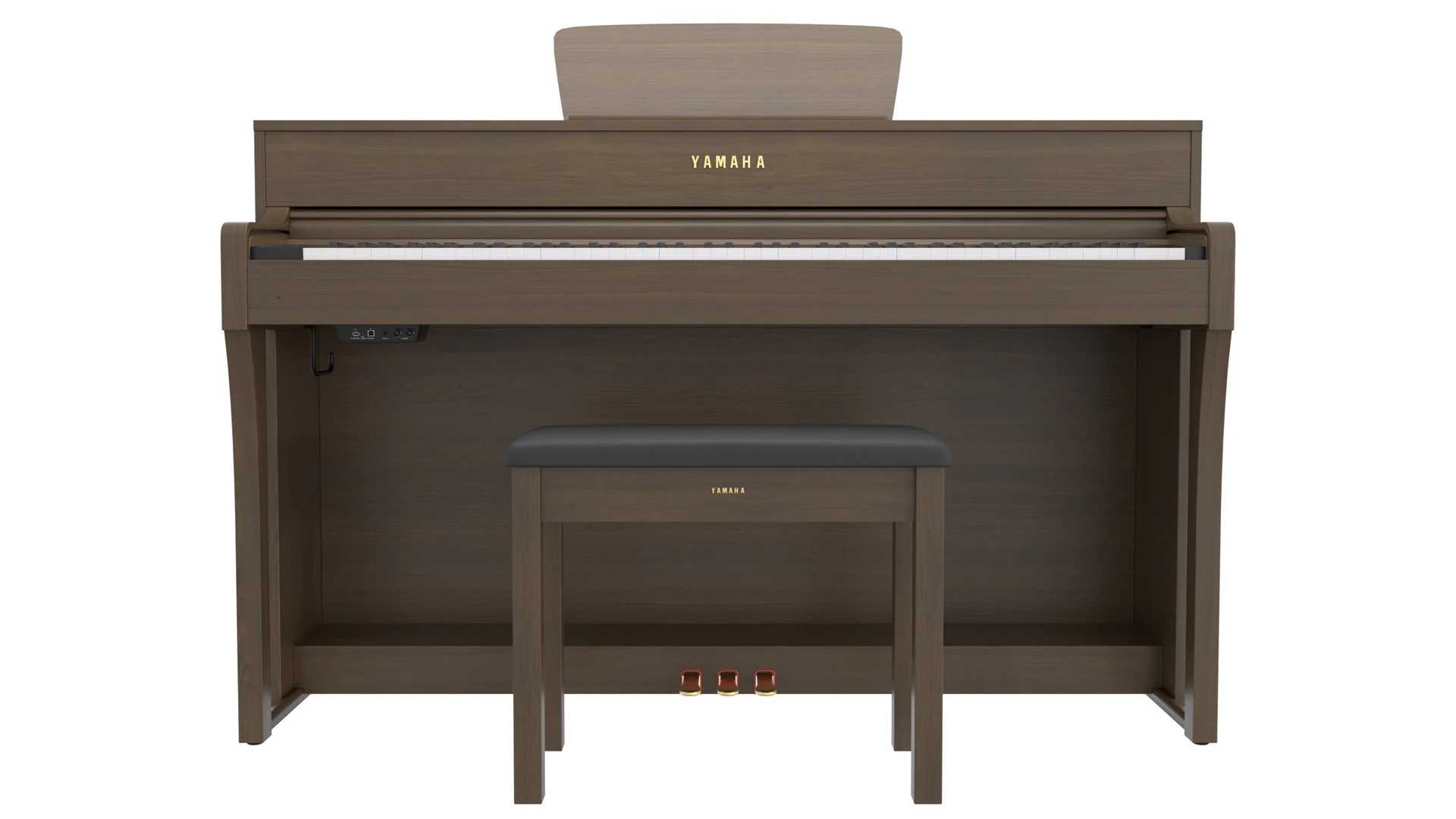 Digital Piano Yamaha CLP-635 3D Model .c4d .max .obj .3ds .fbx .stl .blend 