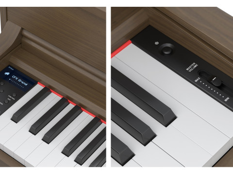 Digital Piano Yamaha CLP-635 Model 3D