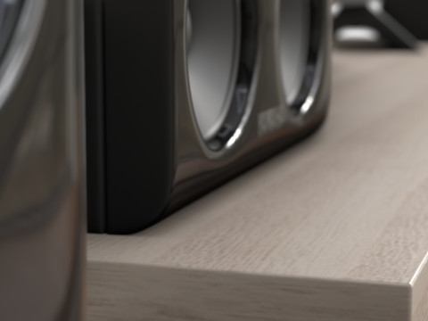 Tv and acoustic system 3d sound and cabinet for interior Model 3D
