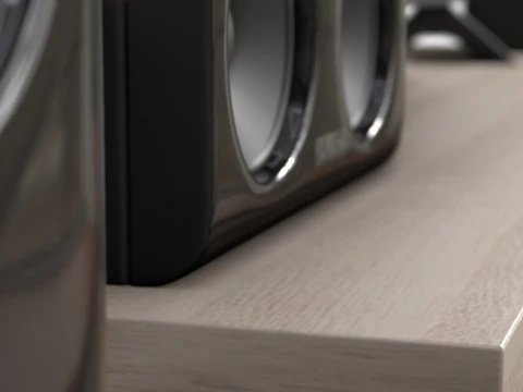 Tv and acoustic system 3d sound and cabinet for interior 3D Model