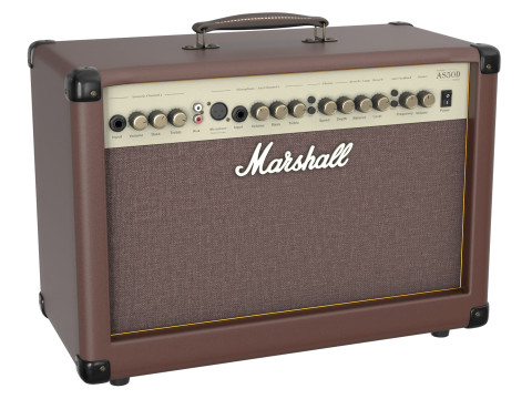 Marshall Acoustic Soloist AS50D Combo for acoustic guitars Low-poly Modelo 3D